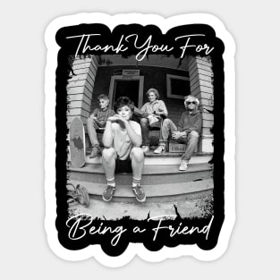 GOLDEN GIRLS THANK YOU FOR BEING A FRIENDS Sticker